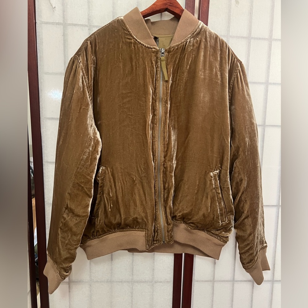 NWT STETSON WESTERN VELVET EMBROIDERY BOMBER JACKET SIZE L